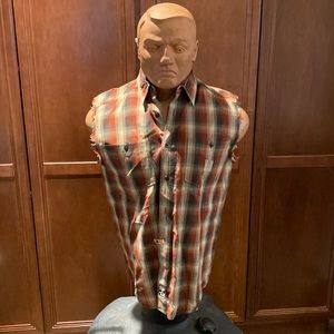 Men’s Harley Davidson Plaid Tank